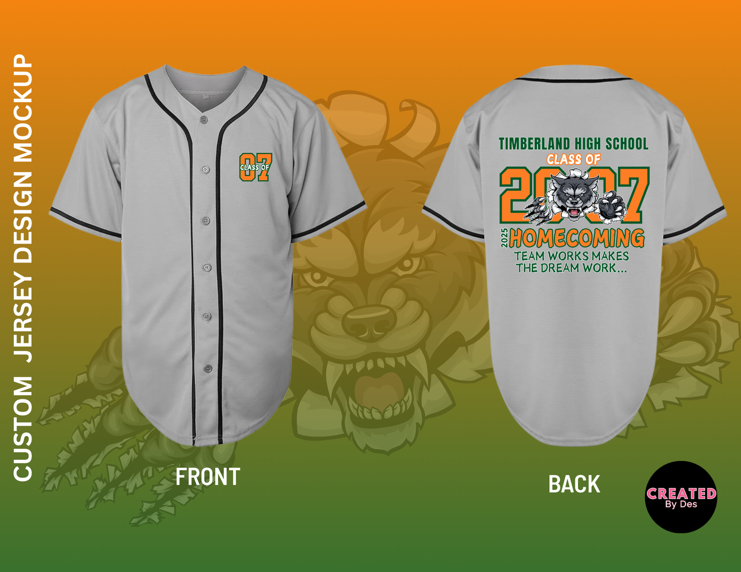 Timberland Class of 2007 Homecoming Jersey